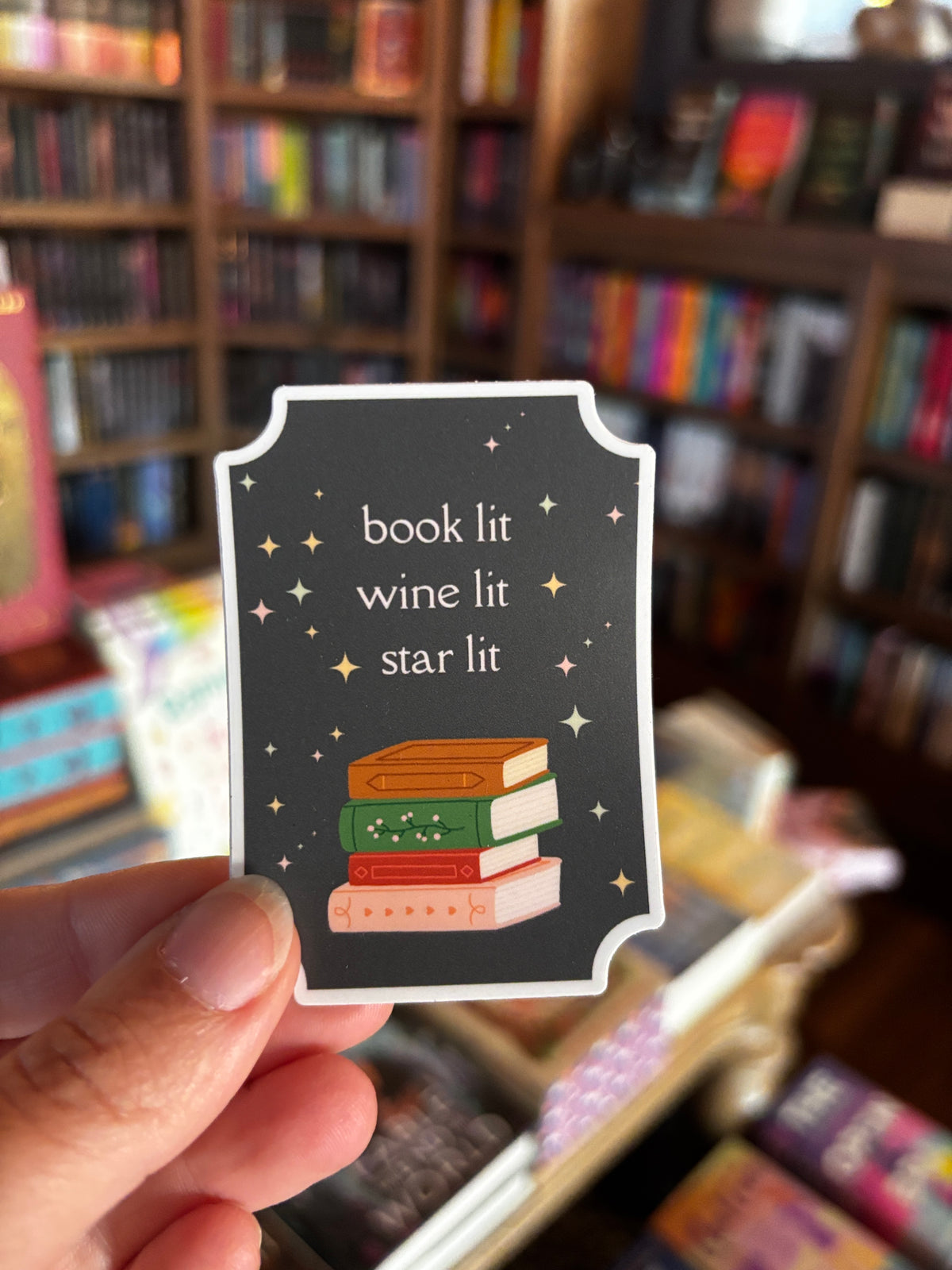 Book Lit Sticker