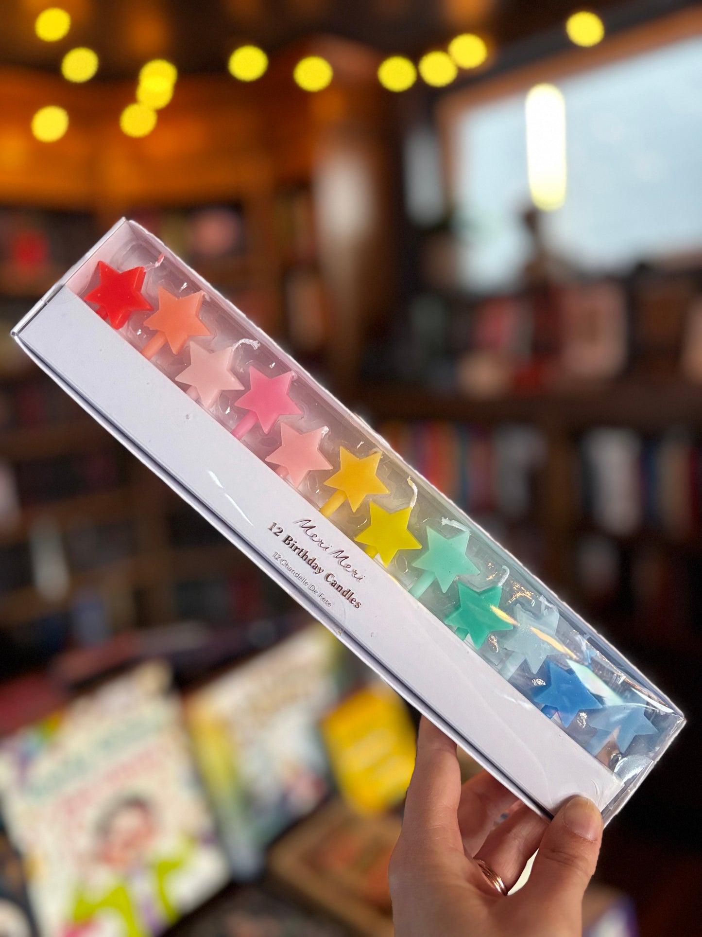 Rainbow Star Candles