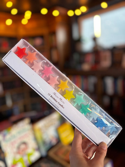 Rainbow Star Candles