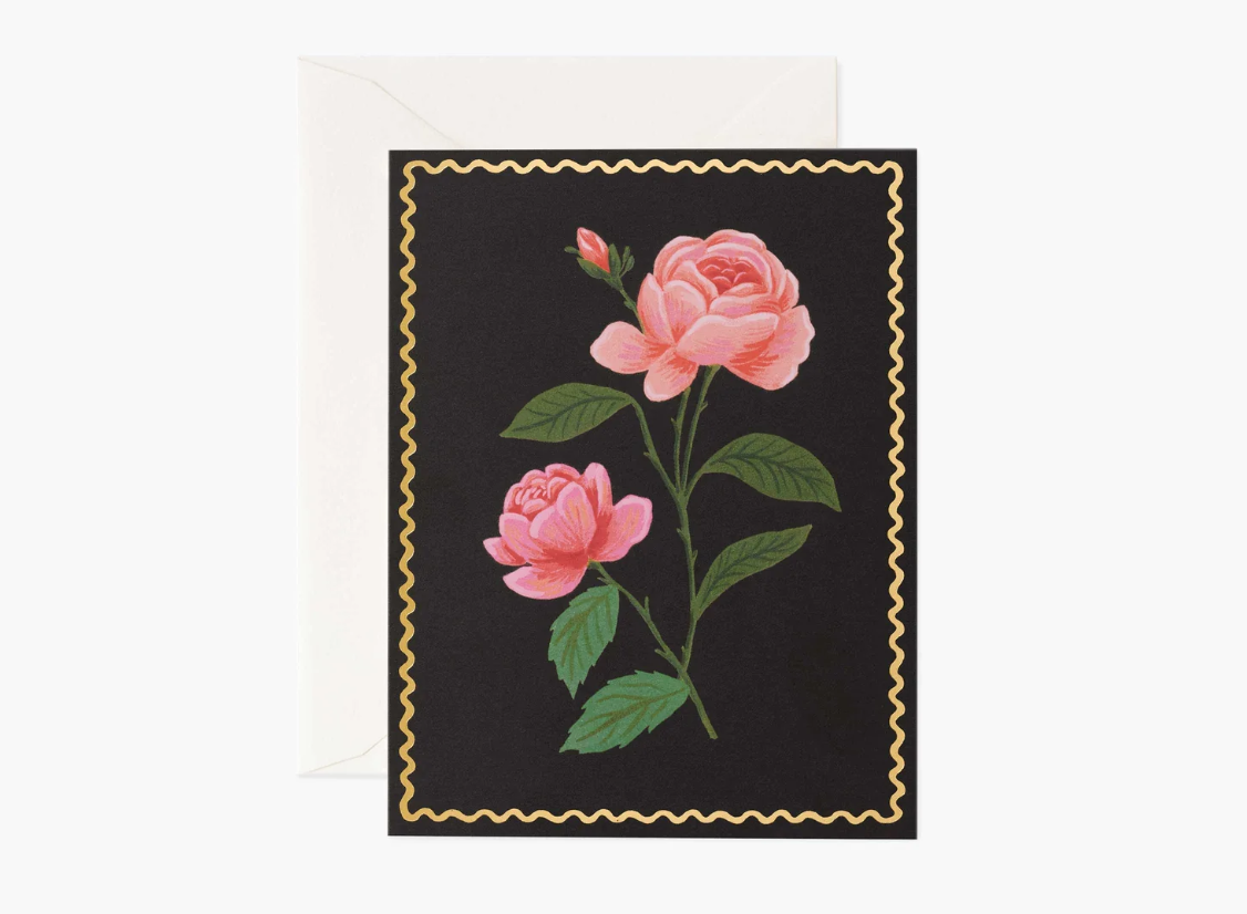 Pink Rose Everyday Card