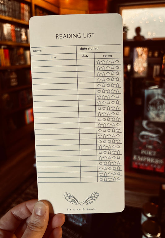 Lit List Bookmark