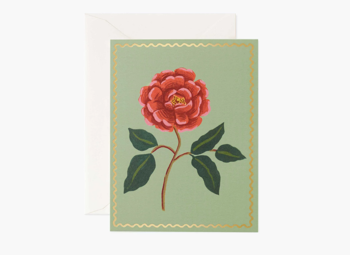 Scarlet Rose Everyday Card