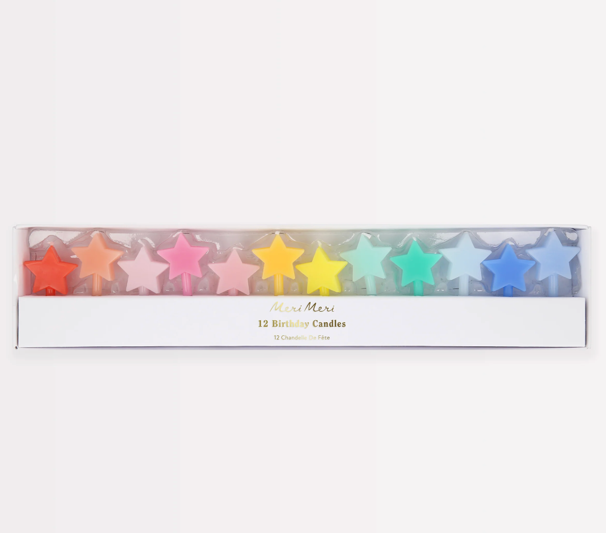 Rainbow Star Candles