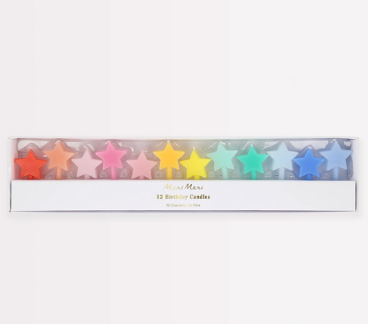Rainbow Star Candles